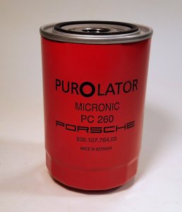 Oil Filter, Original Red PurOlator, 911 72-89/930 76-89/C2/C4